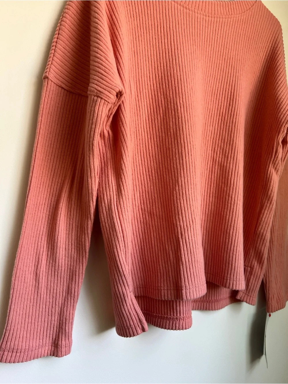 Cat & Jack Ribbed Long Sleeve Top Pink Mauve Size 5T NWT